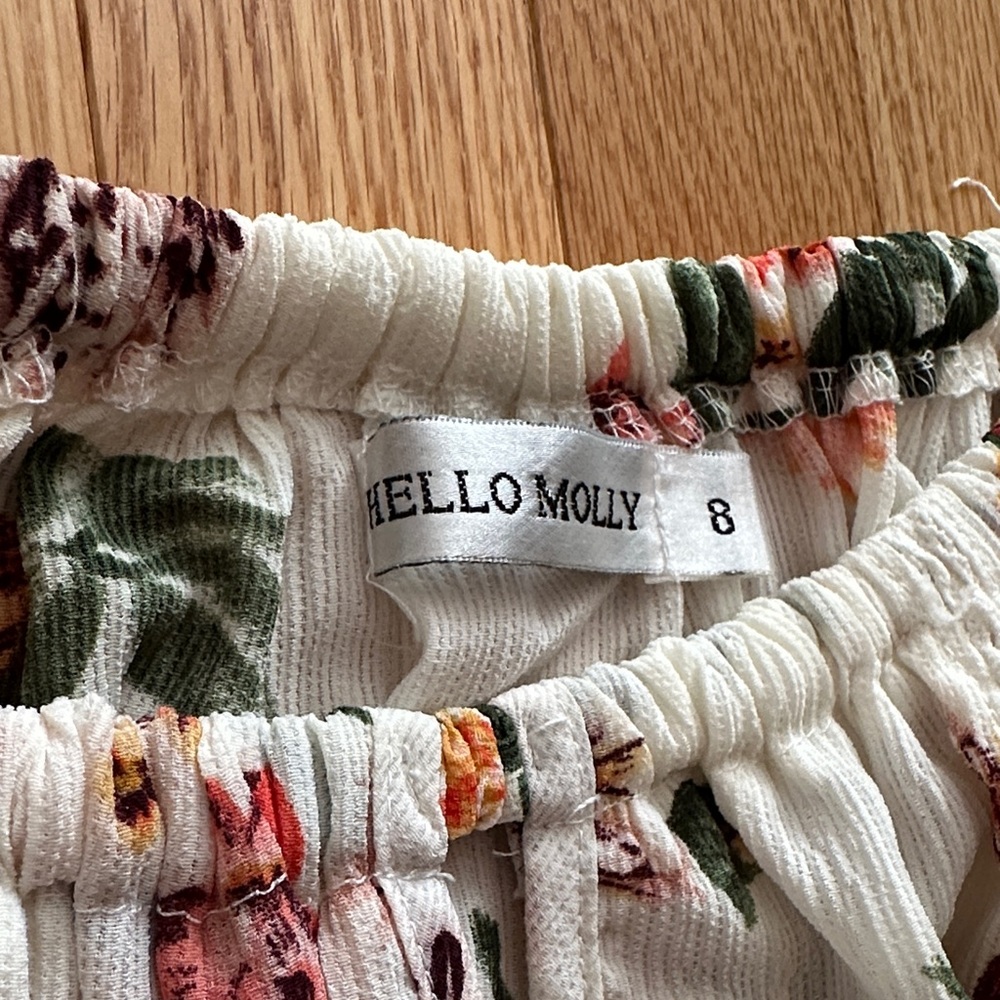 Hello Molly off the shoulders Floral Ruffle Dress - Picture 2 of 3